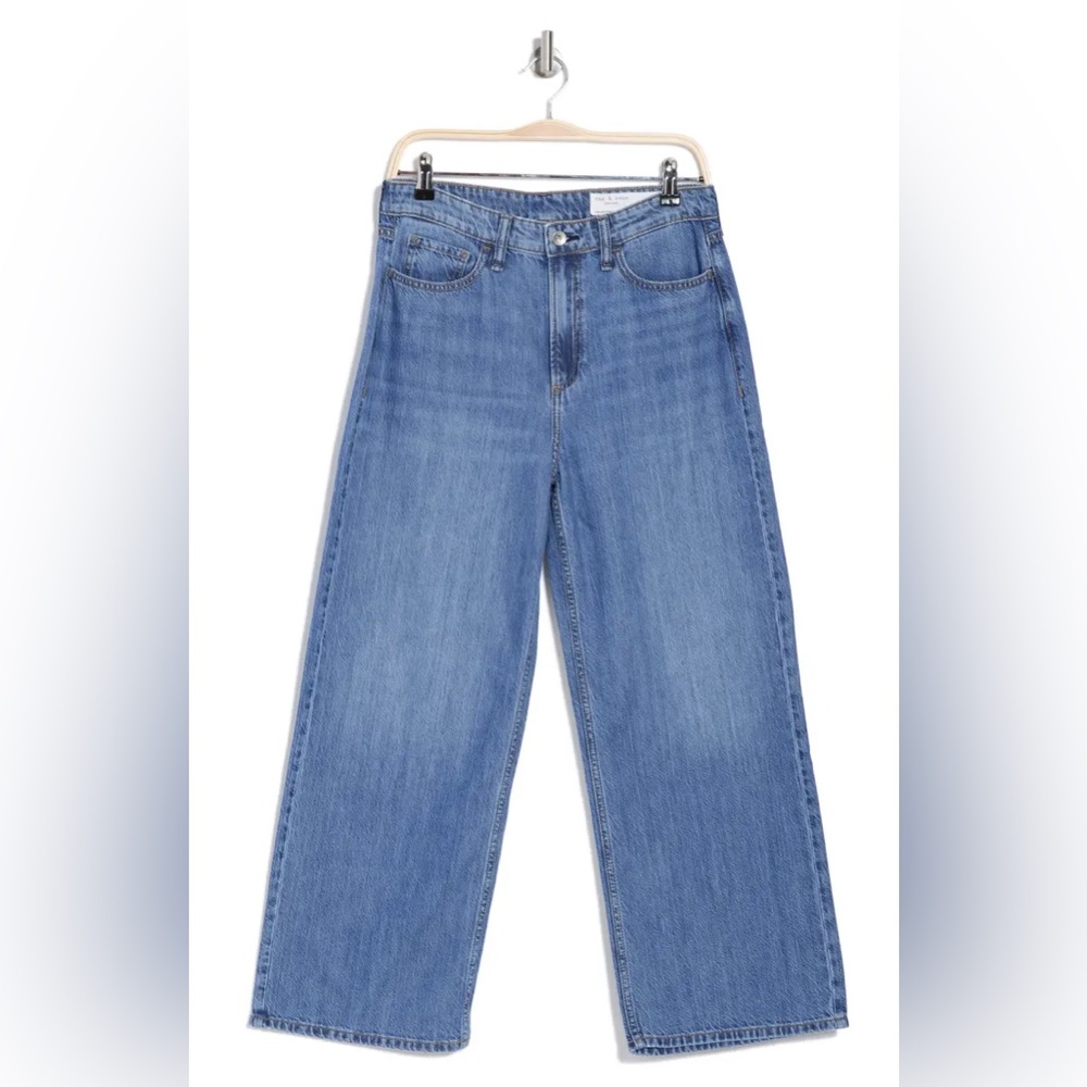 rag & bone Light Blue Straight Leg Women's Jeans